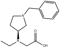 [((S)-1-Benzyl-pyrrolidin-3-yl)-ethyl-aMino]-acetic acid Struktur