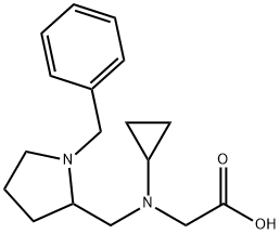 [(1-Benzyl-pyrrolidin-2-ylMethyl)-cyclopropyl-aMino]-acetic acid Structure