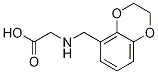 [(2,3-Dihydro-benzo[1,4]dioxin-5-ylMethyl)-aMino]-acetic acid Struktur