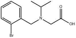 [(2-BroMo-benzyl)-isopropyl-aMino]-acetic acid,1182439-22-0,结构式