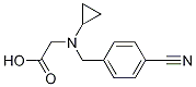 [(4-Cyano-benzyl)-cyclopropyl-aMino]-acetic acid,1183754-22-4,结构式