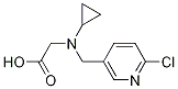 [(6-Chloro-pyridin-3-ylMethyl)-cyclopropyl-aMino]-acetic acid Struktur