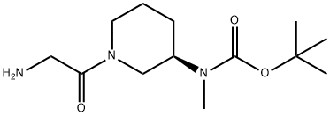 [(R)-1-(2-AMino-acetyl)-piperidin-3-yl]-Methyl-carbaMic acid tert-butyl ester Structure