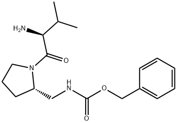 [(S)-1-((S)-2-AMino-3-Methyl-butyryl)-pyrrolidin-2-ylMethyl]-carbaMic acid benzyl ester,1401665-68-6,结构式