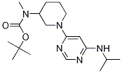 [1-(6-IsopropylaMino-pyriMidin-4-yl)-piperidin-3-yl]-Methyl-carbaMic acid tert-butyl ester Structure
