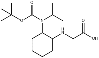 [2-(tert-Butoxycarbonyl-isopropyl-aMino)-cyclohexylaMino]-acetic acid 结构式