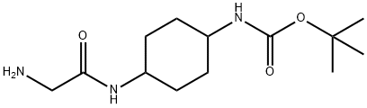 [4-(2-AMino-acetylaMino)-cyclohexyl]-carbaMic acid tert-butyl ester Struktur