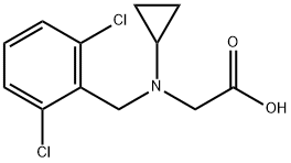 [Cyclopropyl-(2,6-dichloro-benzyl)-aMino]-acetic acid 结构式