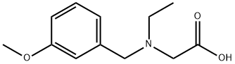 [Ethyl-(3-Methoxy-benzyl)-aMino]-acetic acid,1181451-44-4,结构式