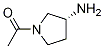 1-((R)-3-氨基-吡咯烷-1-基)-乙酮 结构式