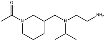 1-(3-{[(2-AMino-ethyl)-isopropyl-aMino]-Methyl}-piperidin-1-yl)-ethanone Structure