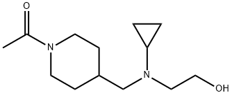 1-(4-{[Cyclopropyl-(2-hydroxy-ethyl)-aMino]-Methyl}-piperidin-1-yl)-ethanone|