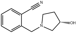 2-((S)-3-Hydroxy-pyrrolidin-1-ylMethyl)-benzonitrile Structure