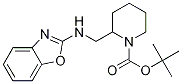 2-(Benzooxazol-2-ylaMinoMethyl)-piperidine-1-carboxylic acid tert-butyl ester Struktur