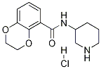 2,3-二氢-苯并[1,4]二氧杂环己烯-5-羧酸哌啶-3-基酰胺盐酸盐,1353944-80-5,结构式