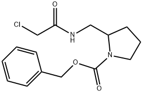 2-[(2-Chloro-acetylaMino)-Methyl]-pyrrolidine-1-carboxylic acid benzyl ester Structure