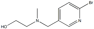 2-[(6-BroMo-pyridin-3-ylMethyl)-Methyl-aMino]-ethanol 化学構造式