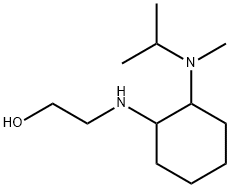 2-[2-(Isopropyl-Methyl-aMino)-cyclohexylaMino]-ethanol Struktur