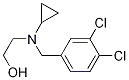 2-[Cyclopropyl-(3,4-dichloro-benzyl)-aMino]-ethanol 化学構造式