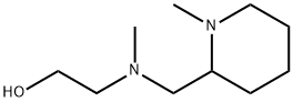 2-[Methyl-(1-Methyl-piperidin-2-ylMethyl)-aMino]-ethanol 结构式