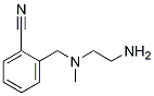 2-(((2-氨基乙基)(甲基)氨基)甲基)苯甲腈,1249299-48-6,结构式