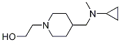 2-{4-[(Cyclopropyl-Methyl-aMino)-Methyl]-piperidin-1-yl}-ethanol 结构式