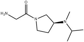 2-AMino-1-[(S)-3-(isopropyl-Methyl-aMino)-pyrrolidin-1-yl]-ethanone,1354010-44-8,结构式