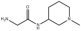 2-AMino-N-(1-Methyl-piperidin-3-yl)-acetaMide Structure