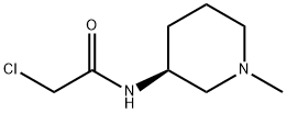 2-Chloro-N-((S)-1-Methyl-piperidin-3-yl)-acetaMide 结构式