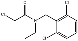 2-Chloro-N-(2,6-dichloro-benzyl)-N-ethyl-acetaMide 结构式