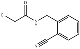 2-Chloro-N-(2-cyano-benzyl)-acetaMide Structure