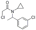 2-Chloro-N-[1-(3-chloro-phenyl)-ethyl]-N-cyclopropyl-acetaMide Struktur
