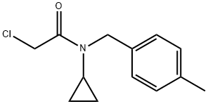 2-Chloro-N-cyclopropyl-N-(4-Methyl-benzyl)-acetaMide,1181747-39-6,结构式