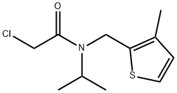 2-Chloro-N-isopropyl-N-(3-Methyl-thiophen-2-ylMethyl)-acetaMide Structure