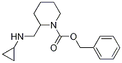 2-CyclopropylaMinoMethyl-piperidine-1-carboxylic acid benzyl ester 结构式