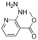 2-Hydrazino-nicotinic acid Methyl ester Struktur