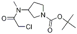 3-[(2-Chloro-acetyl)-Methyl-aMino]-pyrrolidine-1-carboxylic acid tert-butyl ester Struktur