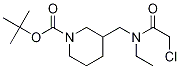 3-{[(2-Chloro-acetyl)-ethyl-aMino]-Methyl}-piperidine-1-carboxylic acid tert-butyl ester Structure