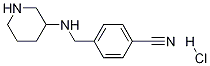 4-(哌啶-3-基氨甲基)-苄腈盐酸盐 结构式