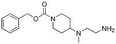 4-[(2-AMino-ethyl)-Methyl-aMino]-piperidine-1-carboxylic acid benzyl ester Structure