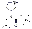 Isopropyl-pyrrolidin-3-ylMethyl-carbaMic acid tert-butyl ester Struktur