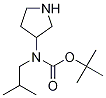 Isopropyl-pyrrolidin-3-ylMethyl-carbaMic acid tert-butyl ester 化学構造式