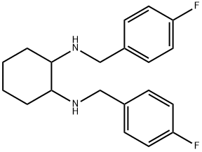 N,N'-双-(4-氟-苄基)-环己烷-1,2-二胺,1318762-87-6,结构式