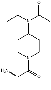 N-[1-((S)-2-AMino-propionyl)-piperidin-4-yl]-N-isopropyl-acetaMide Structure