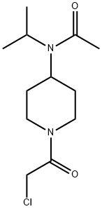 N-[1-(2-Chloro-acetyl)-piperidin-4-yl]-N-isopropyl-acetaMide Structure