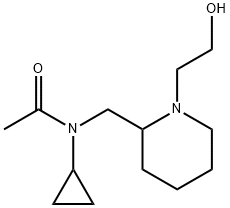 N-Cyclopropyl-N-[1-(2-hydroxy-ethyl)-piperidin-2-ylMethyl]-acetaMide Structure