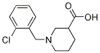 1-(2-Chloro-benzyl)-piperidine-3-carboxylic acid Structure