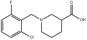 1-(2-chloro-6-fluorobenzyl)piperidine-3-carboxylic acid