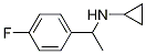 N-[1-(4-fluorophenyl)ethyl]cyclopropanamine 结构式