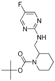 2-[(5-Fluoro-pyrimidin-2-ylamino)-methyl]-piperidine-1-carboxylic acid tert-butyl ester Structure